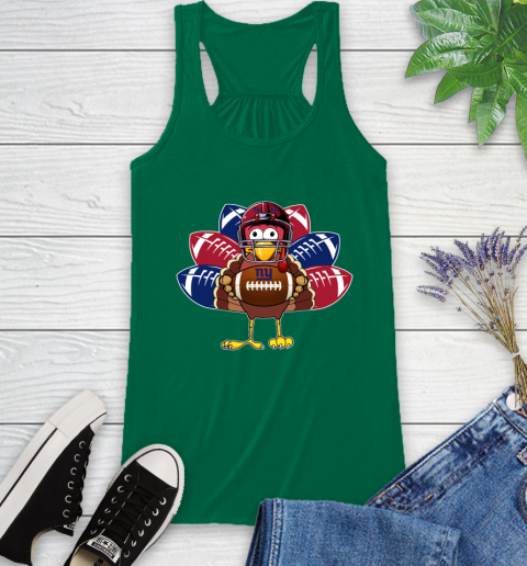New York Giants Turkey Thanksgiving Day Racerback Tank 7
