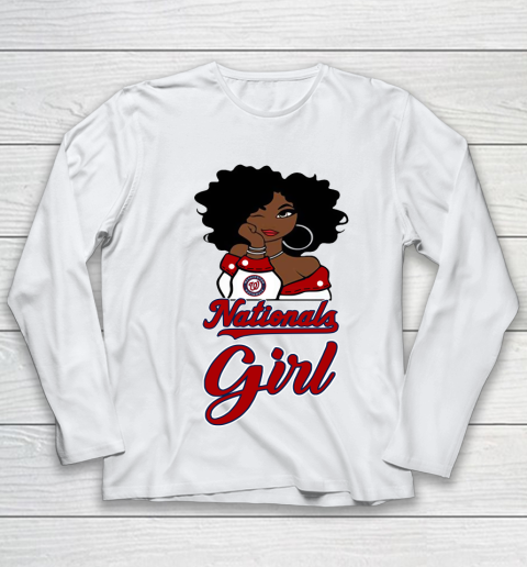 Washington Nationalss Girl MLB Youth Long Sleeve 2