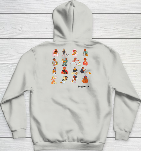 Rappers With Puppies Front and Back Youth Hoodie 8