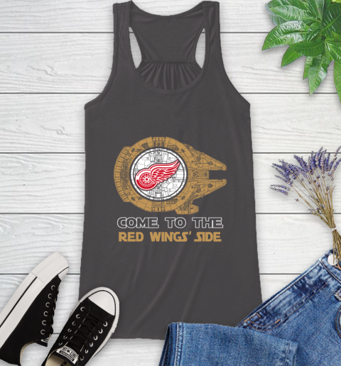 NHL Come To The Detroit Red Wings Wars Hockey Sports Racerback Tank 11