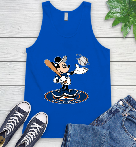 MLB Baseball Houston Astros Cheerful Mickey Disney Shirt Tank Top 5