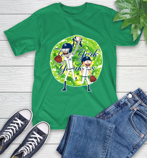 MLB New York Yankees Rick And Morty Baseball Sports T-Shirt 7