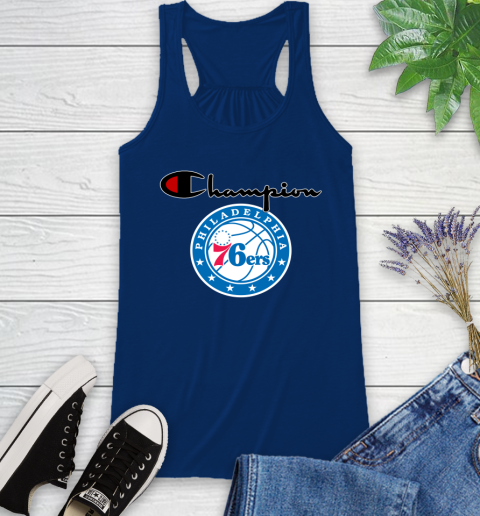 NBA Basketball Philadelphia 76ers Champion Shirt Racerback Tank 5