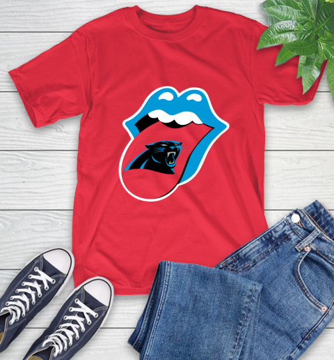 Carolina Panthers NFL Football Lips I Root For My Team Adoring Fan 10