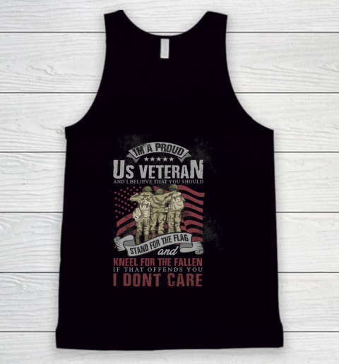 Veteran Shirt U.S Veterans with U.S Flag Tank Top