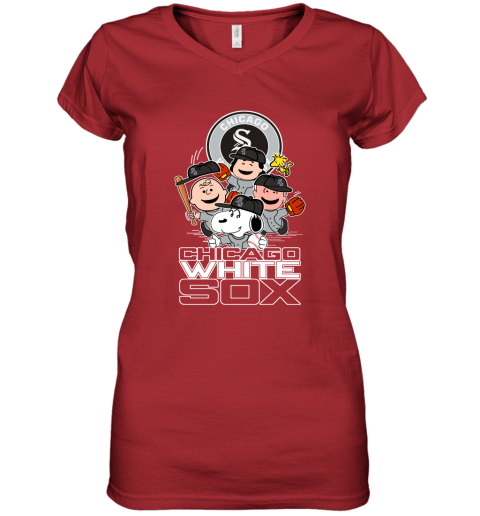 MLB Baseball Chicago White Sox Snoopy The Peanuts Movie Shirt Women's T- Shirt