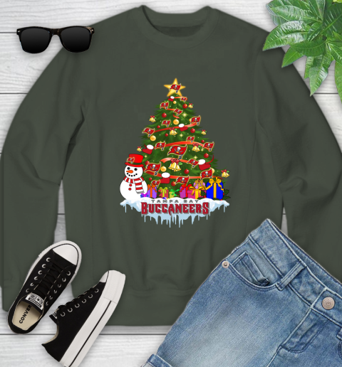 Tampa Bay Buccaneers Merry Christmas NFL Football Sports Youth Sweatshirt 10