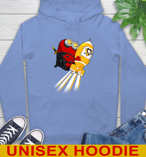 NHL Hockey Pittsburgh Penguins Deadpool Minion Marvel Shirt Hoodie 11