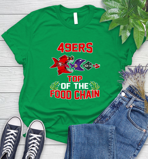 San Francisco 49ers Top Of The Food Chain NFL Shirts 88