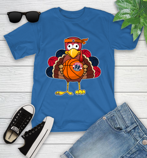 Washington Wizards Turkey thanksgiving day Youth T-Shirt 9