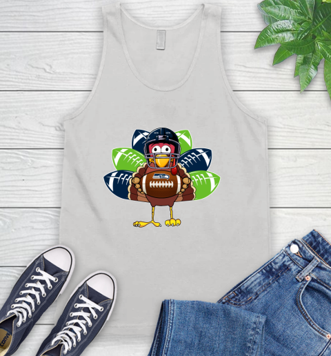 Seattle Seahawks Turkey Thanksgiving Day Tank Top