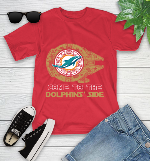 NFL Come To The Miami Dolphins Wars Football Sports Youth T-Shirt 13