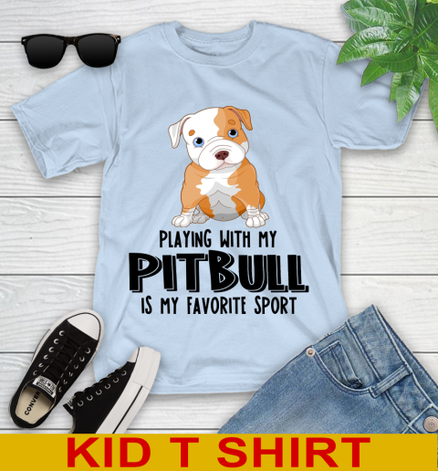 Playing with my pitbull is my favorite sport 90