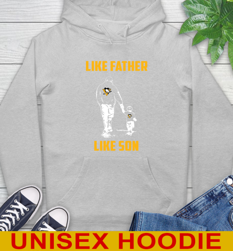 Pittsburgh Penguins NHL Hockey Like Father Like Son Sports Hoodie 6