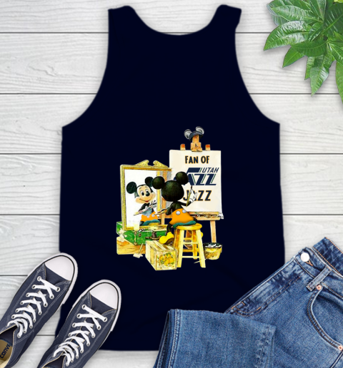 NBA Basketball Utah Jazz Mickey Drawing Shirt 67