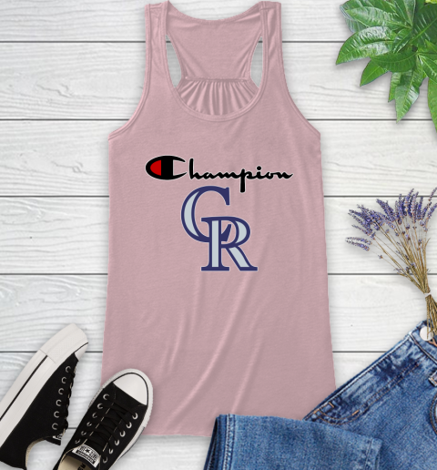 MLB Baseball Colorado Rockies Champion Shirt Racerback Tank 7 MLB Baseball Colorado Rockies Champion Shirt Racerback Tank - Image 7