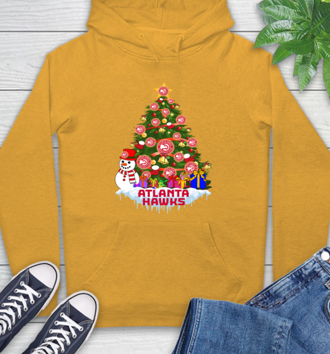 Atlanta Hawks Merry Christmas NBA Basketball Sports Hoodie 3