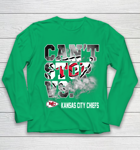 NFL Kansas City Chiefs Can't Stop Vs Youth Long Sleeve 4