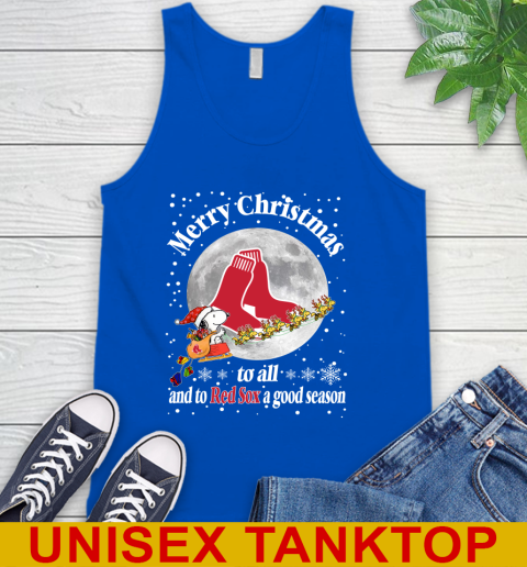 Boston Red Sox Merry Christmas To All And To Red Sox A Good Season MLB Baseball Sports Tank Top 4