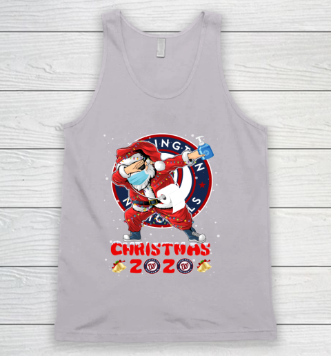 Washington Nationals Funny Santa Claus Dabbing Christmas 2020 MLB Tank Top 3