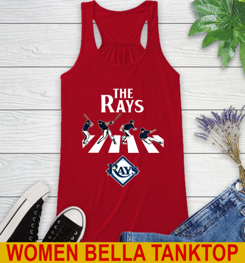 MLB Baseball Tampa Bay Rays The Beatles Rock Band Shirt Racerback Tank 4