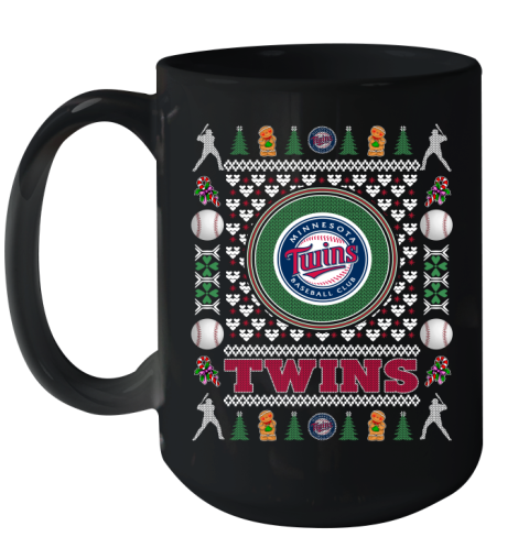 Minnesota Twins Merry Christmas MLB Baseball Loyal Fan Ceramic Mug 15oz