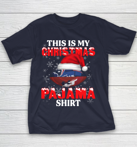 Houston Texans This Is My Christmas Pajama Shirt NFL Youth T-Shirt 2
