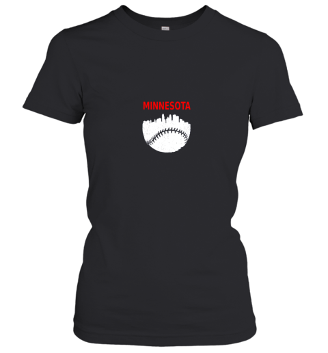 Retro Minnesota Baseball Minneapolis Cityscape Vintage Shirt Women's T-Shirt