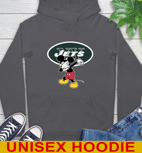 New York Jets NFL Football Dabbing Mickey Disney Sports Hoodie 7