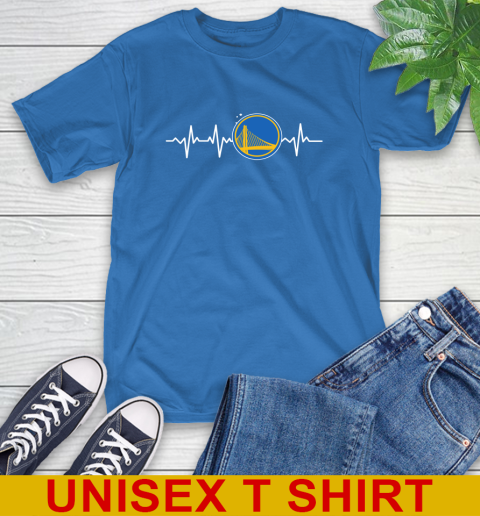 Golden State Warriors NBA Basketball Heart Beat Shirt T-Shirt - Image 12