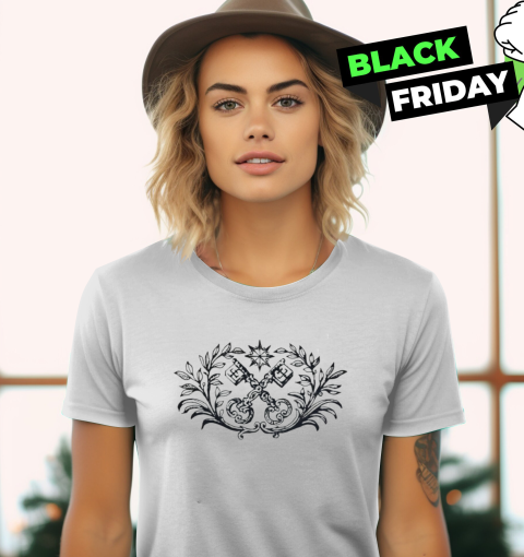 Robert Prevost Pope Leo Xiv St Peters Keys Sketch Women's T-Shirt