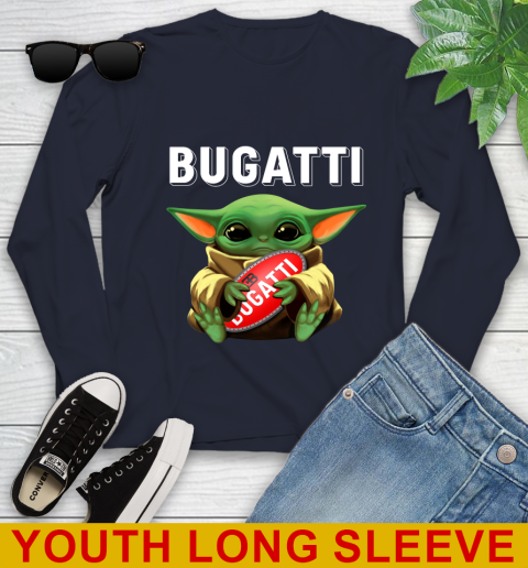 Star Wars Baby Yoda Hugs Bugatti Car Shirt 118