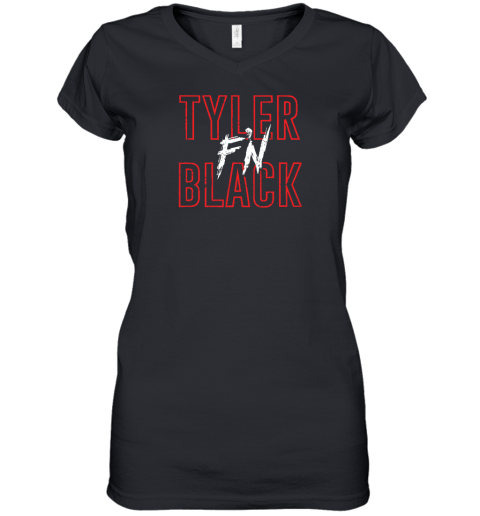 Blackandbrave Merch Tyler F'n Black Women's V