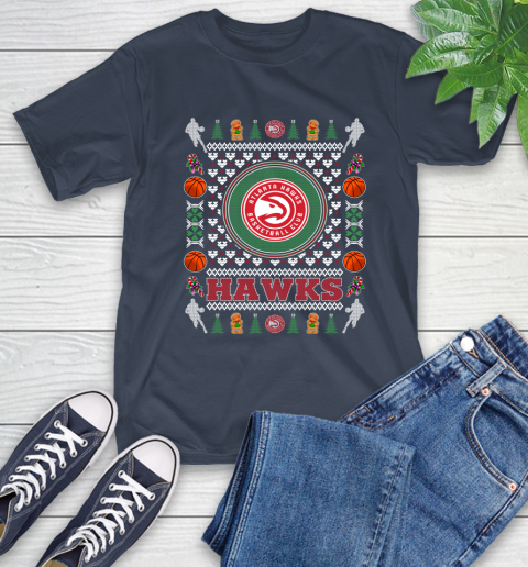 Atlanta Hawks Merry Christmas NBA Basketball Loyal Fan Ugly Shirt 3