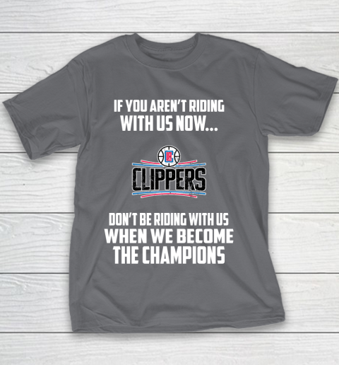 NBA LA Clippers Basketball We Become The Champions Youth T-Shirt 5
