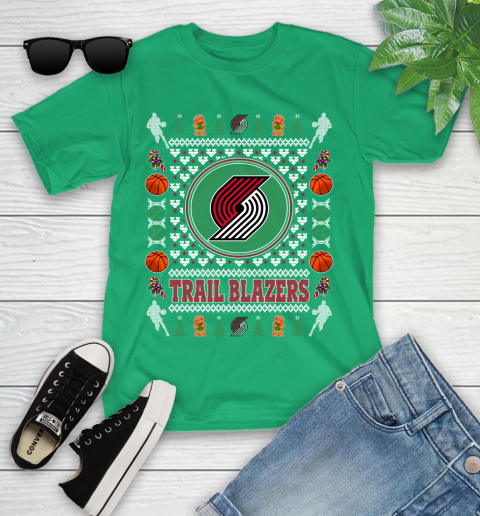 Portland Trail Blazers Merry Christmas NBA Basketball Loyal Fan Ugly Shirt 255
