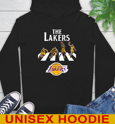 NBA Basketball Los Angeles Lakers The Beatles Rock Band Shirt Hoodie