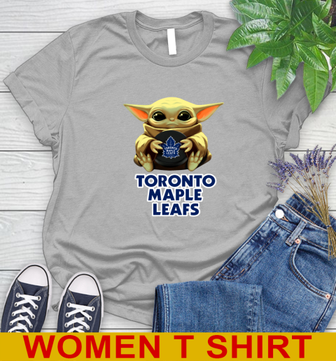 NHL Hockey Toronto Maple Leafs Star Wars Baby Yoda Shirt 93