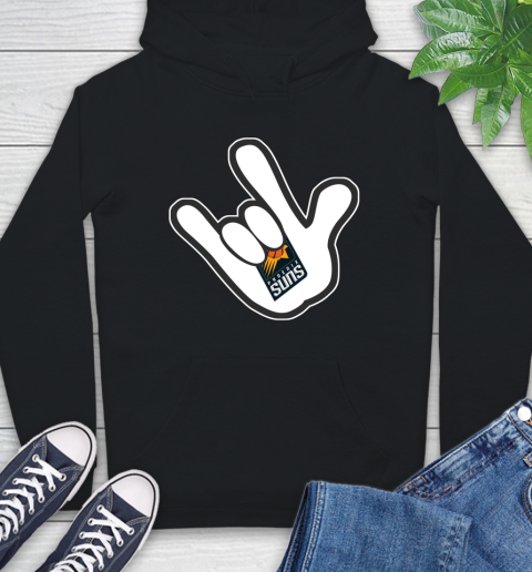 Phoenix Suns NBA Basketball Mickey Rock Hand Disney Hoodie 2