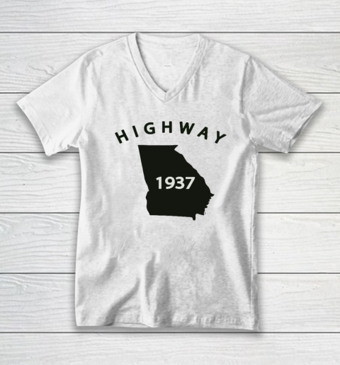 Georgia Highway 1937 V-Neck T-Shirt