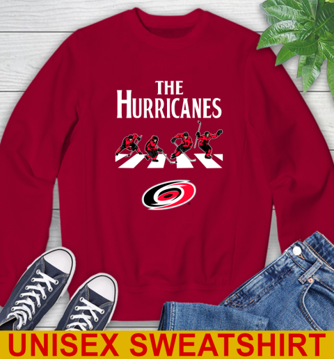 NHL Hockey Carolina Hurricanes The Beatles Rock Band Shirt Sweatshirt 9