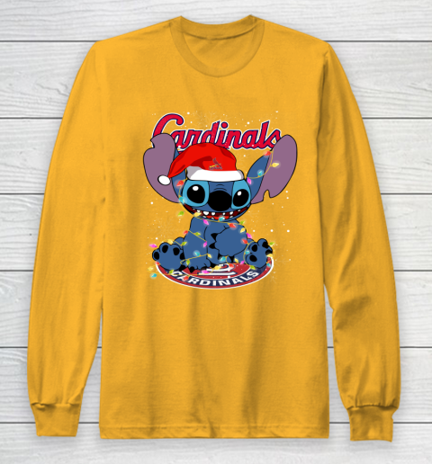 St.Louis Cardinals MLB noel stitch Baseball Christmas Long Sleeve T-Shirt 2