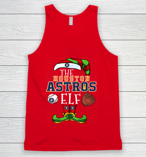 Houston Astros Christmas ELF Funny MLB Tank Top 5