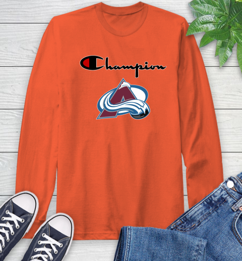 NHL Hockey Colorado Avalanche Champion Shirt Long Sleeve T-Shirt 3