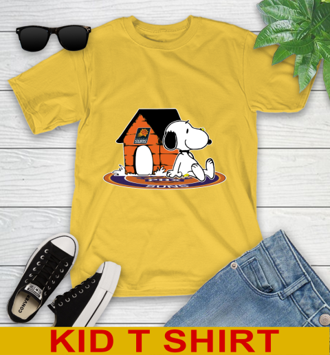 NBA Basketball Phoenix Suns Snoopy The Peanuts Movie Shirt Youth T-Shirt 8