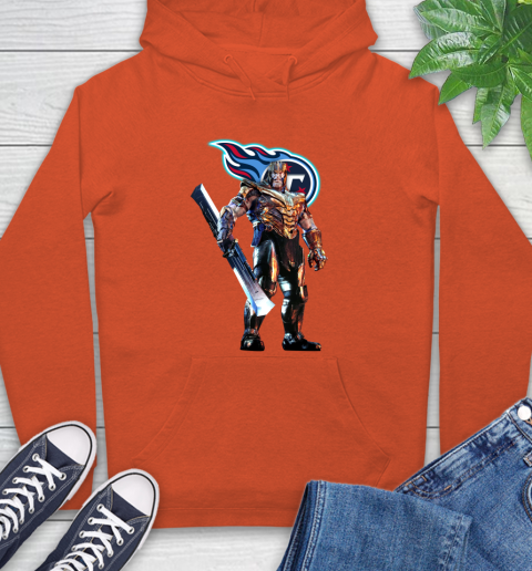 NFL Thanos Gauntlet Avengers Endgame Football Tennessee Titans Hoodie 5