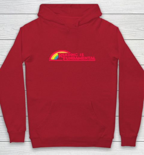Reading Rainbow t shirt Reading is Fundamental Gay Rainbow Youth Hoodie 6