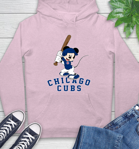 MLB Baseball Chicago Cubs Cheerful Mickey Mouse Shirt Hoodie 10