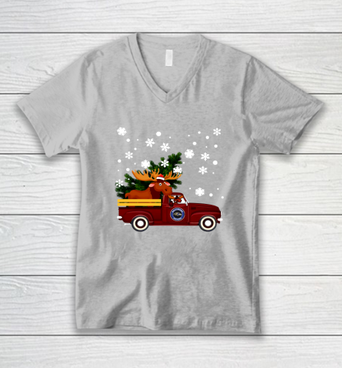 Baltimore Ravens Bring Christmas Home NFL V-Neck T-Shirt 3