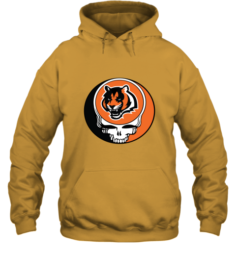 Gildan Cincinnati Bengals Logo Pullover Hoodie Ash 3XL